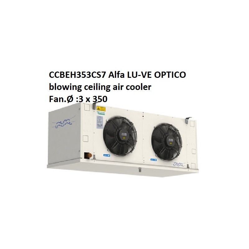 CCBEH353CS 7 Alfa LU-VE OPTICO refrigerador de ar de tecto a soprar