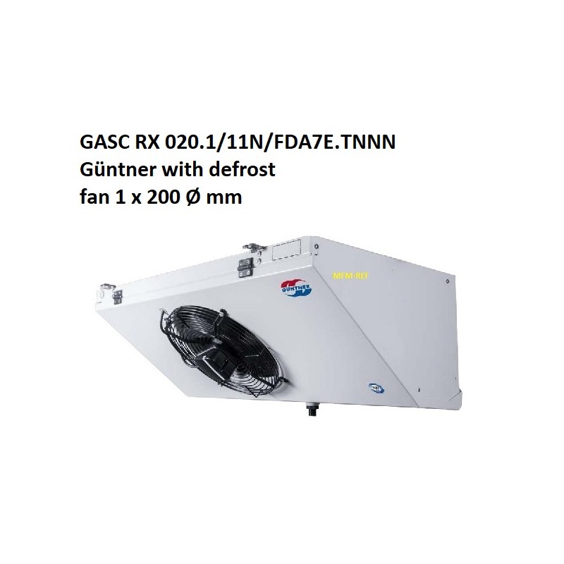 GASC RX 020.1/11N/FDA7E.TNNN Güntner refrigerador com descongelamento