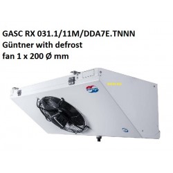 GASC RX 031.1/11M/DDA7E.TNNN Güntner Luftkühler: Lamellenraum 7 mm