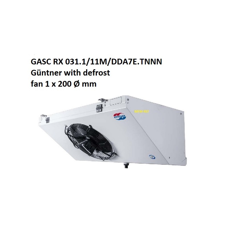 GASC RX 031.1/11M/DDA7E.TNNN Güntner Luftkühler: Lamellenraum 7 mm