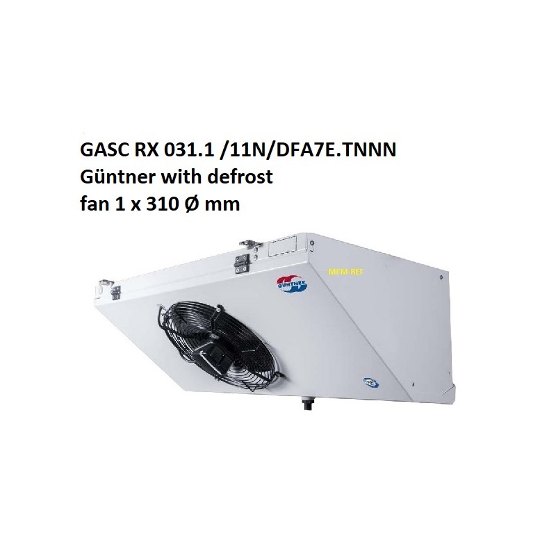 GASC RX 031.1 /11N/DFA7E.TNNN Güntner refrigerador com descongelamento