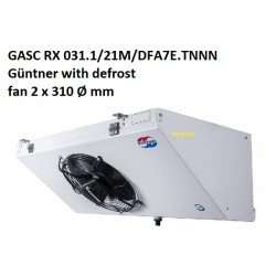 GASC RX 031.1/21M/DFA7E.TNNN Güntner refrigerador com descongelamento