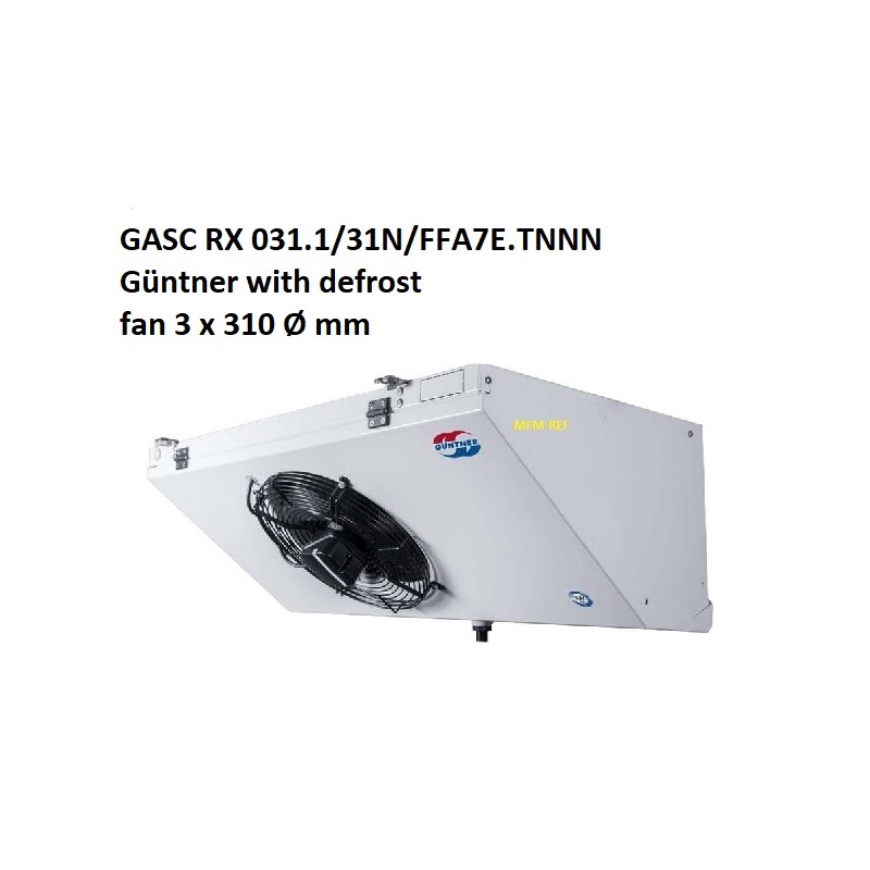 GASCRX 031.1/31N/FFA7E.TNNN Guntner refroidisseur d'air avec dégivrage