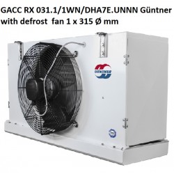 GACC RX 031.1/1WN/DHA7E.UNNN Guntner refrigerador de ar com descongelamento eléctrico