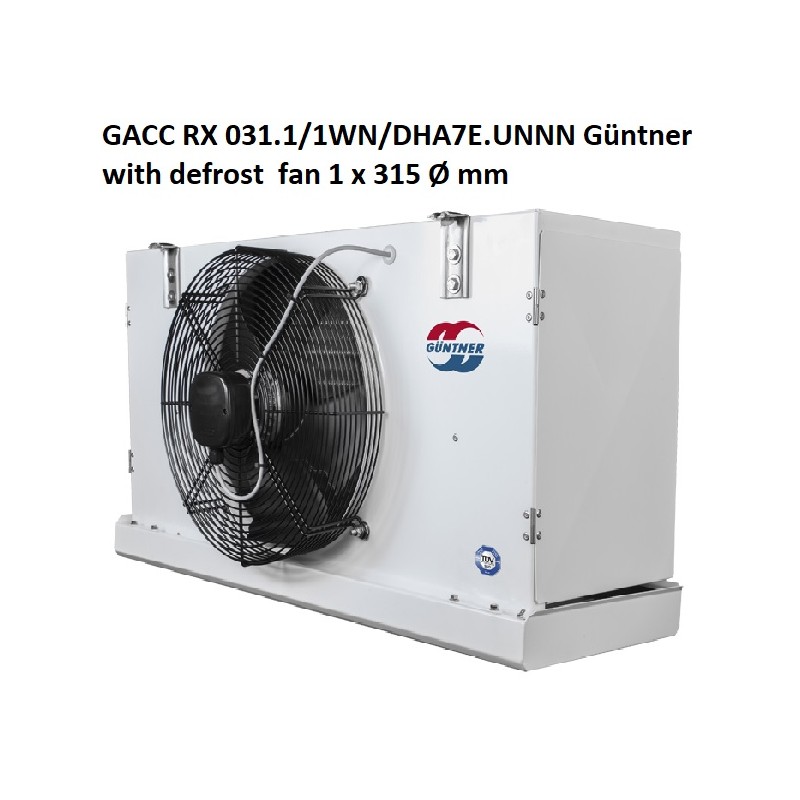 GACC RX031.1/1WN/DHA7E.UNNN Guntner refroidisseur d'air avec dégivrage