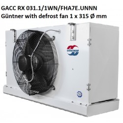GACCRX0311/1WN/FHA7E.UNNN Güntner Raffreddatore d'aria con sbrinamento