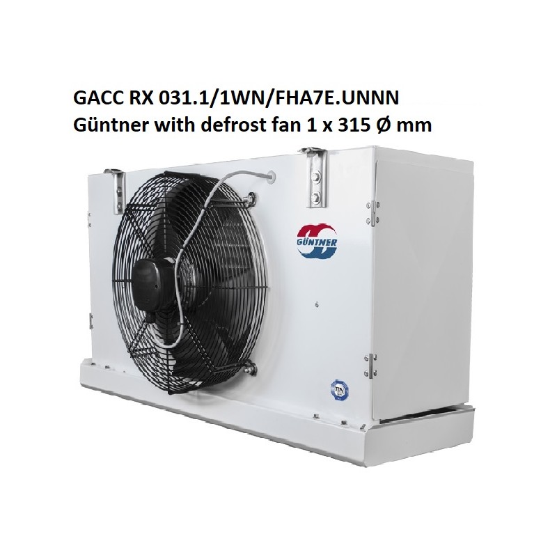GACCRX0311/1WN/FHA7E.UNNN Güntner Raffreddatore d'aria con sbrinamento