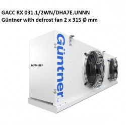 GACC RX 031.1/2WN/DHA7E.UNNN Guntner refrigerador de ar com descongelamento eléctrico