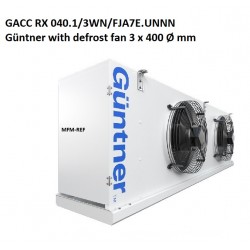 GACCRX0401/3WN/FJA7E.UNNN Guntner Raffreddatore d'aria con sbrinamento