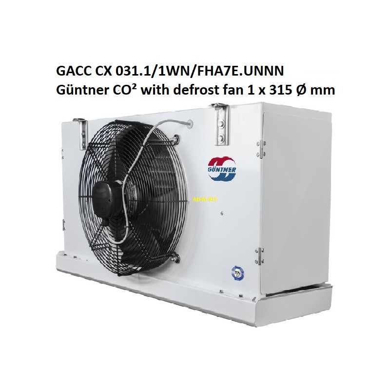 GACC CX 031.1/1WN/FHA7E.UNNN Güntner enfriador aire con descongelación