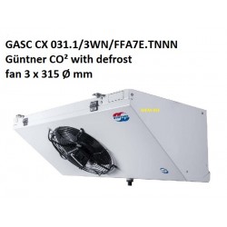 GASC CX 031.1/3WN/FFA7E.TNNN Güntner luchtkoeler lamelafstand 7 mm CO2