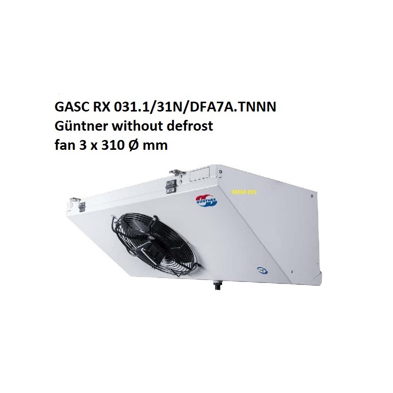 GASC RX 031.1/31N/DFA7A.TNNN Güntner Luftkühler: Lamellenraum 7 mm