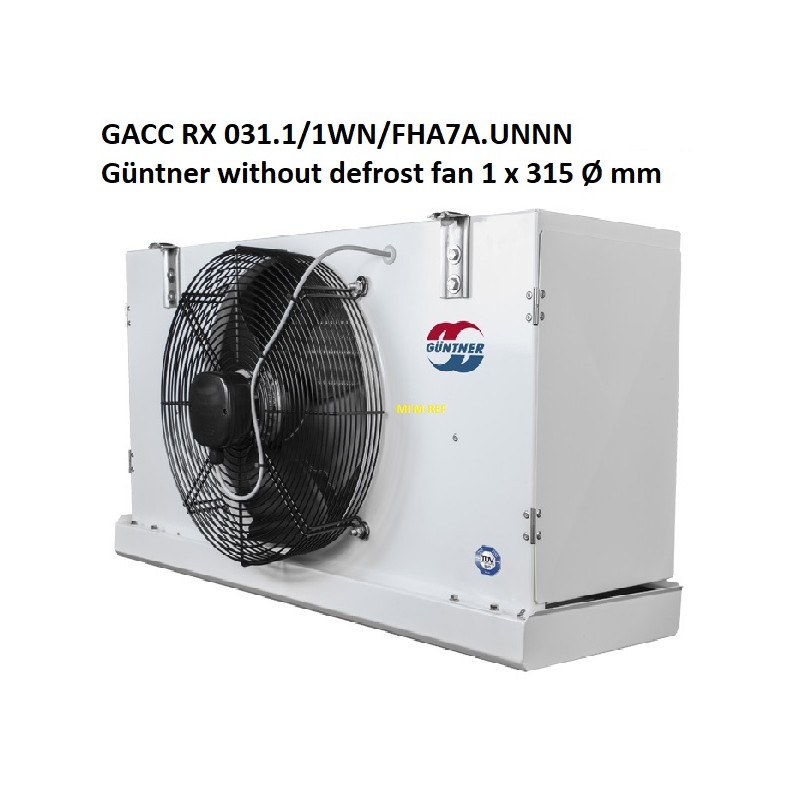 GACC RX 031.1/1WN/FHA7A.UNNN Güntner refrigerador sem descongelamento