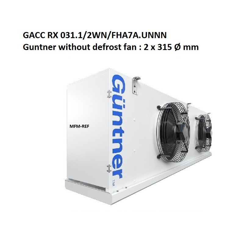 GACC RX 031.1/2WN/FHA7A.UNNN Guntner luchtkoeler zonder ontdooiing