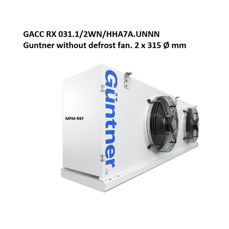 GACC RX 031.1/2WN/HHA7A.UNNN Güntner enfriador aire sin descongelación