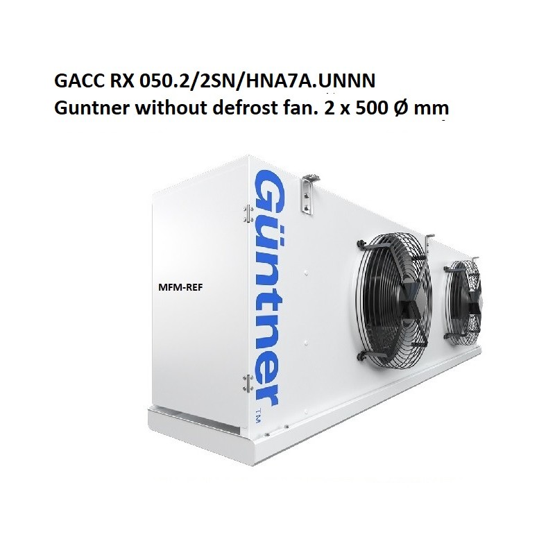 GACC RX 050.2/2SN/HNA7A.UNNN Güntner refrigerador sem descongelamento