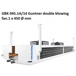 GBK 045.1A/14 Gunter refrigerador de ar de fluxo duplo com ventiladore