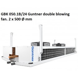 GBK 050.1B/24 Gunter Dual-Flow-Luftkühler mit Top-Flow-Ventilatoren