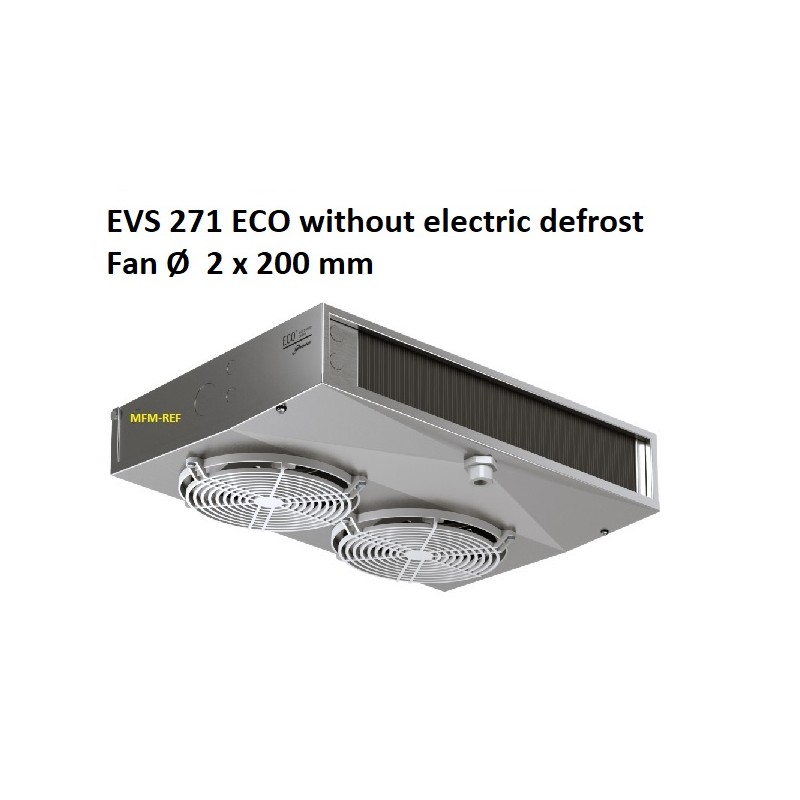 EVS271 ECO tecto refrigerador sem descongelamento eléctrico 3.5 -7mm