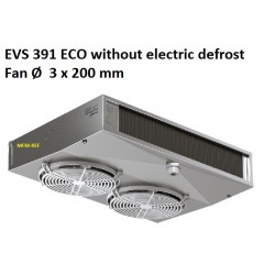 EVS 391 ECO tecto refrigerador sem descongelamento eléctrico espaçamento entre as aletas: 3.5 - 7 mm