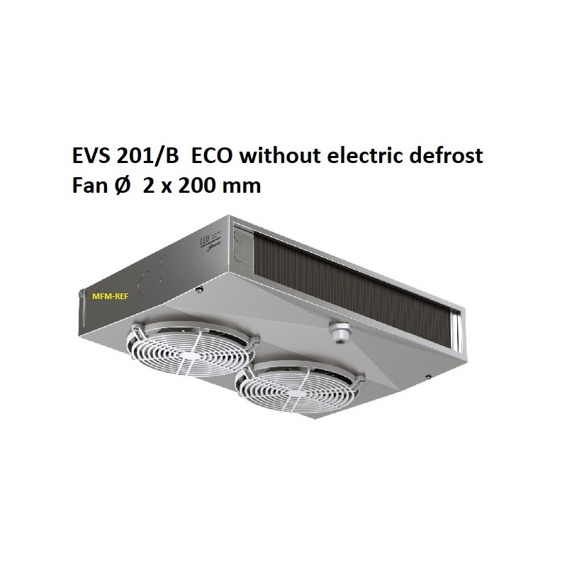 EVS201/B ECO enfriador de techo separación de aletas:  4,5 - 9 mm