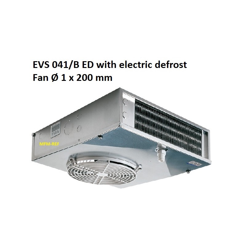 EVS041/BED ECO plafondkoeler met elektrische ontdooiing lamel 4.5-9mm