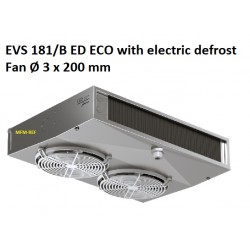 EVS181/BED ECO ceiling cooler with electric defrost fin  4.5 - 9 mm
