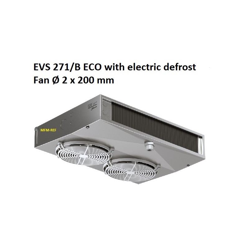 EVS271/BED ECO enfriador de techo con descongelación eléctrica 4,5-9mm