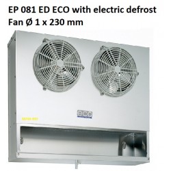 EP081ED ECO wall cooler with electric defros fin spacing: 3.5 - 7 mm