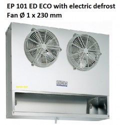 EP 101 ED ECO refroidisseurs de paroi avec dégivrage électrique écartement des ailettes:  3,5 - 7 mm