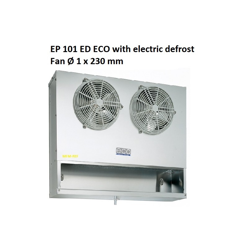 EP101ED ECO wandkoeler met elektrische ontdooiing lamel : 3.5 - 7 mm