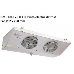 GME42GL7ED ECO Modine air cooler fin spacing: 7 mm. MTE 23L7-ED Luvata
