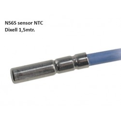 Dixell NS6S NTC temperatuur opnemer 1,5mtr Silicone IP67 -40/+120°C