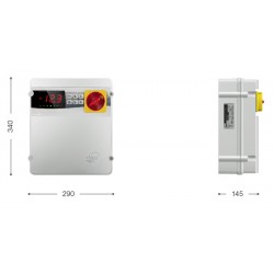 ECP300 Base 4 VD/E (4.5-6.3 A) PEGO caixa de controle células 400v