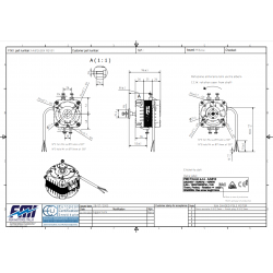 AA.812 FMI Admirador Motor 16Watt 220/240V 50/60Hz