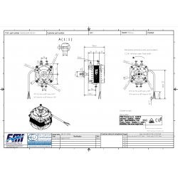 FMI AA.812 Ventilator Motor 16Watt 220/240V 50/60Hz