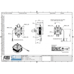 AA.707 FMI Lüfter Motor 10Watt 220/240V 50/60Hz