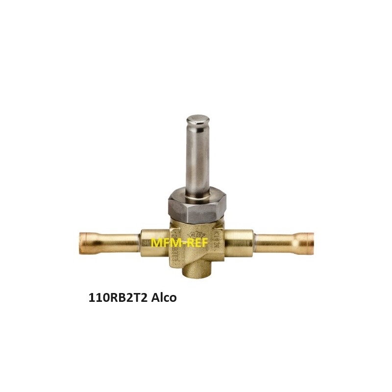 110RB2T2 Alco magneetafsluiter normaal gesloten 1/4 zonder spoel 801210