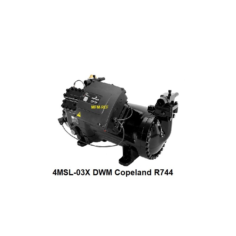 4MSL-03X DWM Copeland compressor R744 subcrítico 400V-3-50Hz YY/Y