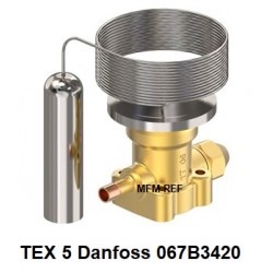 TEX5 Danfoss R22 R407C element voor expansieventiel 067B3420