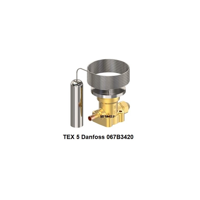 TEX5 Danfoss R22 R407C element voor expansieventiel 067B3420