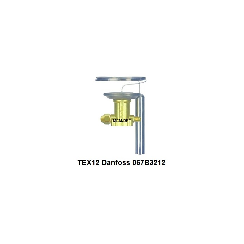 TEX12 Danfoss R22 R407C valvola termostatica di espansione 067B3212