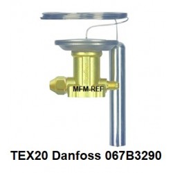 Danfoss TEX20 R22/R407C 1/4 flare element for expansion valve.067B3290