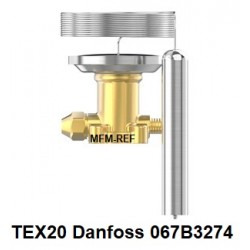 TEX20 Danfoss R22/R407C elemento para válvula de expansión 067B3274