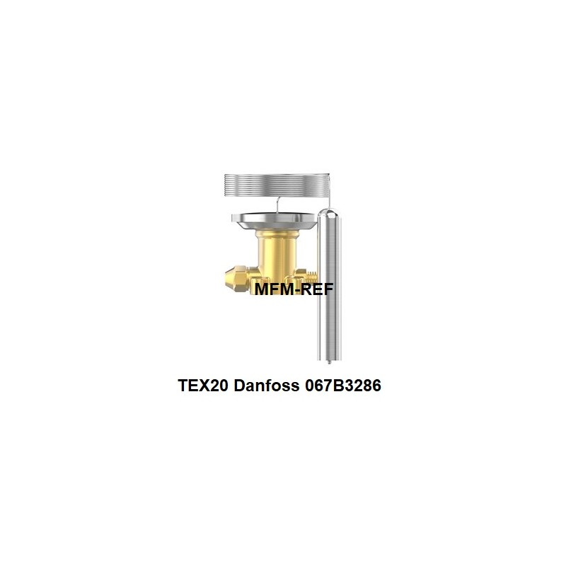 Danfoss TEX20 R22/R407C element for expansion valve 067B3286