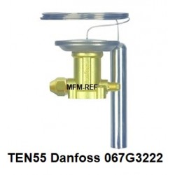 Danfoss TEN55 R134a element voor expansieventiel  1/4" flare .067G3222
