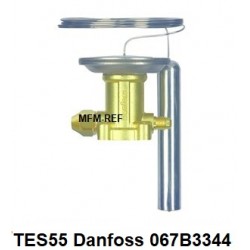 Danfoss TES5 R404A  thermostatic expansion valve 1/4 flare .067B3344
