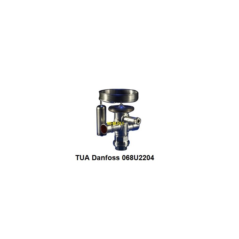 Danfoss TUA R134a 1/4x1/2 válvula termostática de  extensión 068U2204
