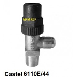 Válvula de depósito Castel 6110E/44 acodada CO2 130bar 1/2"