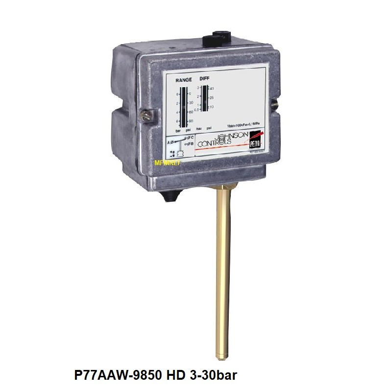 P77AAW-9850  Johnson Controls pressure switch haute pression 3 / 30bar